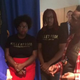 Hillary Clinton talks with several members of the Black Lives Matter movement after an event in New Hampshire Aug. 11, 2015.
MSNBC Screenshot